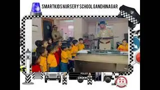 Field trip Police station visit 👮🏻👮🏻&zwj;♀️🚔| Smart Kids Nursery School Gandhinagar 2023