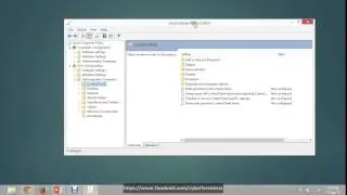 disable control panel in windows 8 or 8 1