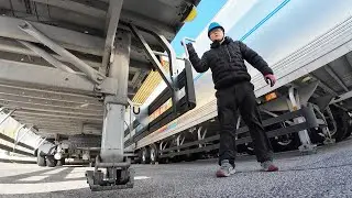 【長距離トレーラー運転手POV】四国→福島 長距離トラック運転手の日曜日