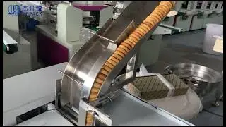 High Speed Automatic Feeder Pillow Biscuit Cookie Food Packing Machine