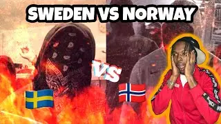 AMERICAN REACTS TO SWEDISH RAP! Swedish Drill Rap  vs Norwegian Drill Rap FT. DIZZY, S1SCO, BLACKY