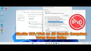 Как отключить TCP/IPv6 на всех компьютерах домена с помощью групповой политики на Windows Server ...