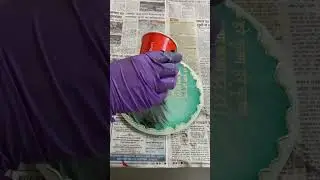 How to fix moisture issue in epoxy resin ? #resinart #epoxyresin #ytshorts #shorts #trending