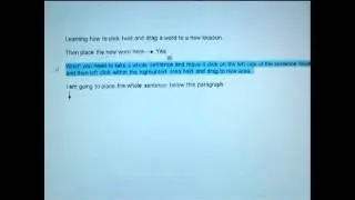 Learning How to Move a Word and Sentence