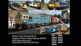 KWVR Diesel Gala Day 2 | Keighley & Worth Valley Railway | Railway Days Out Ep 18 Saturday 11th June