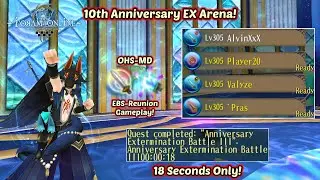 Toram Online - 10th Anniversary EX Arena 18 Seconds OHS-MD Gameplay!!!