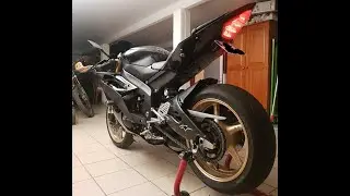 yamaha R6 SC-project + mjs header / flames