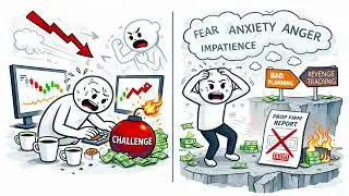 Why getting funded is so hard - The psychology behind blow prop firm challenges