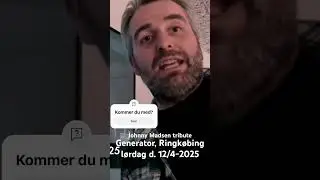 Johnny Madsen tribute p&aring; Generator i Ringk&oslash;bing 12/4-2025! #shorts #danskrock #johnnymadsenkoncert