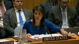 U.S. Ambassador to the UN Nikki Haley Regarding Strikes on Syria