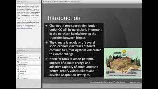 Assessing vulnerability to biophysical impacts of climate change in Projet Le Bourdon Forest