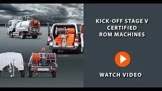 ROM Kick-off | EU STAGE V certified engines | sewer cleaning | sewer jetter drain cleaner