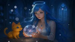 Luna&rsquo;s Starlit Sanctuary | 1 Hour of Lo-fi Vibes for Calm & Cosmic Focus