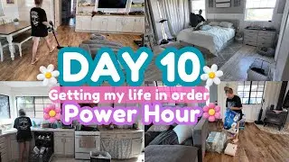 DAY 10 POWER HOUR CLEANING MOTIVATION || MOM WITH ADHD