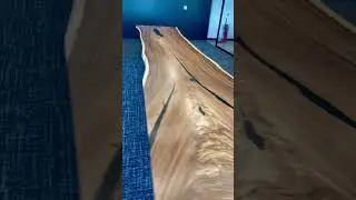 Monkey pod live edge conference table