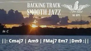 Backing Track Smooth Jazz in C  60 bpm