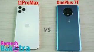 iPhone 11 Pro Max vs OnePlus 7T SpeedTest and Camera Comparison