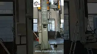 Tank shell polishing machine