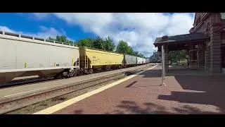 Canadian Pacific Bulk Train CP River Subdivision Red Wing,MN 1035 CDT 08/07/2022