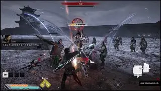 真・三國無双 ORIGINS 無双に挑む者 下邳の戦い45 偃月刀 VS 呂布 ノーダメージ No damage 無双乱舞禁止武神覚醒禁止 武芸禁止 関羽張飛夏侯惇郭嘉護衛兵7人存活