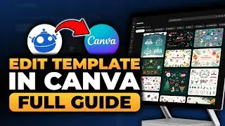 Edit Template Freepik Canva (FAST & EASY) | 100% WORKS | How To Edit Freepik Template in Canva