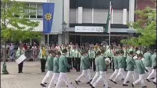 BTK 1911 Königshoven,  Schützenfest Willich 2023, Parade am Samstag