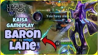 Pro-Player Uncovers New Kaisa Baron Lane Trick - Wild Rift Gameplay