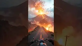 Volcano&rsquo;s Edge POV Ride | Ride Through Fire and Fury! 4K Cinematic Experience