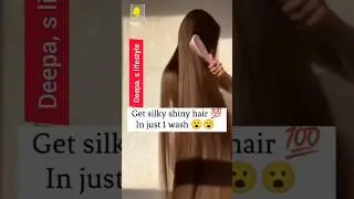 Shampoo For Silky Shinny Hair/ shampoo hack#homeremady #youtubeshorts #shorts @Deepadas345
