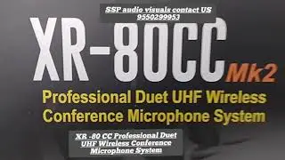 SMProfessional XR - 80 CC Duet UHF wireless Conference microphone system