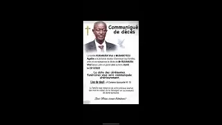 CEREMONIE DE FUNERAIRE DE Mr RUKANURA VITAL