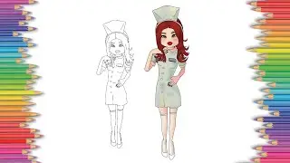 How to draw Nurse Julie from Dress to Impress Roblox