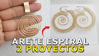 AROS ESPIRAL CON ALAMBRE + BONO / BISUTERIA BASICA