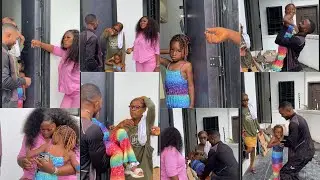 Deportee man finally met with his surrogate daughter for the first time after video calls over the y