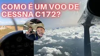 VOO NO CESSNA 172R. INSTRUÇÃO IFR DE COROA DO AVIÃO - SIFC PARA NATAL- SBSG. AEROCLUBE DE PERNAMBUCO