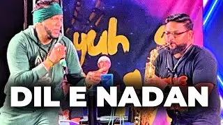 DIL E NADAN Raymond Ramnarine, Jadel, and Stephen Marcelle at the Carnival Village 