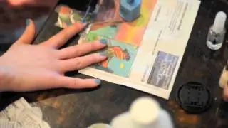Newspaper Nail Design