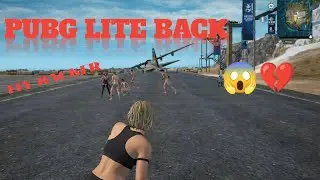PUBG  LITE BACK COVER THE SAME GAME PLAY #tencentgema❎ HACKER SYSTEM ✅ KRAFTON india back😱