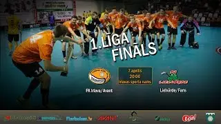 Highlights: Irlava/Avant - Lielvārde/Fans (florbols, 1.līga, fināls)