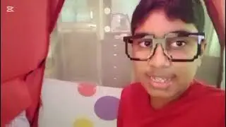 This is me and my cousin playing Horror tent game (Pretend)