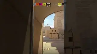 Безумный клатч 1 v 4 на Мираже от 2800 ЭЛО #counterstrike #cs2