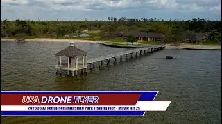 20230302 Fontainebleau State Park Fishing Pier - Mavic Air 2s