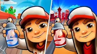 Subway Surfers Buenos Aires 🆚 Subway Surfers Houston, Subway Surfers Map Comparison