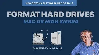 High Sierra 10.13: Форматирование внешних жестких дисков