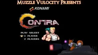 Contra on the NES - no konami code - one continue - longplay