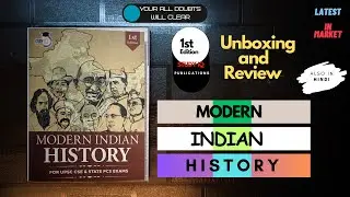 Modern Indian History By Study IQ Unboxing and Review in 2023 #upsc #modernhistory #ias