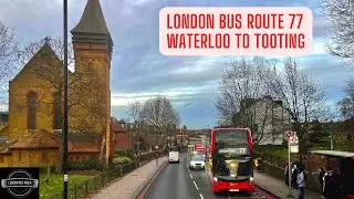 South London Cloudy Sunset Beautiful Architecture Join on Board London Double Decker Bus 77