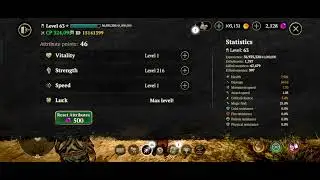 Evil lands : Attributes points for mage