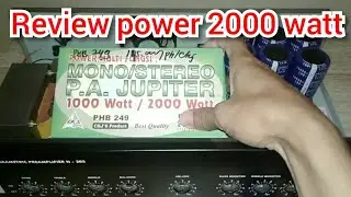 Power amplifier 2000 watt mono stereo