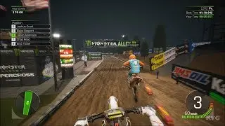 Monster Energy Supercross 2 - Helmet View Gameplay (PS4 HD) [1080p60FPS]